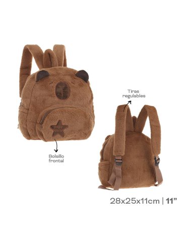 Mochila Peluche Capibara 11