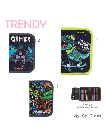 Cartuchera C/ Utiles TRENDY