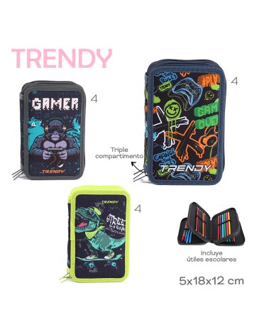 Cartuchera C/ Utiles Trendy TRENDY