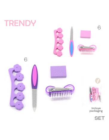 Venta por Mayor y Catalogo Set Manicura Trendy TRENDY