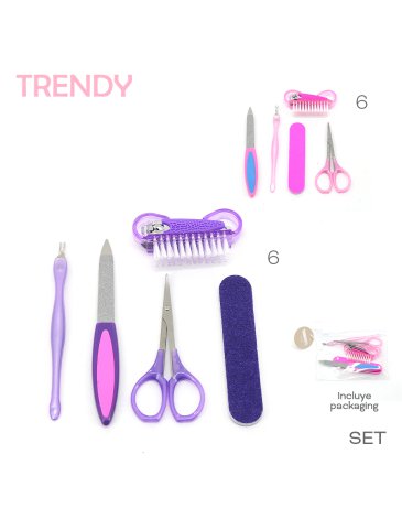 Venta por Mayor y Catalogo Set Manicura Trendy TRENDY