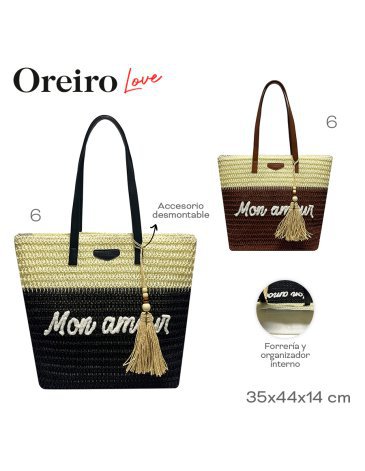 Beach Bag Oreiro Love LAS OREIRO LOVE