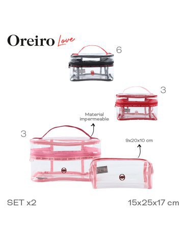 Portacosmetico Oreiro Love LAS OREIRO LOVE