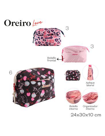 Portacosmetico Oreiro Love LAS OREIRO LOVE