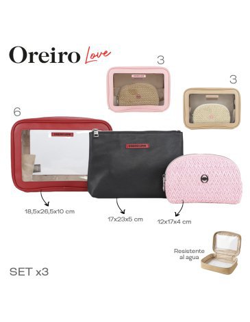 Portacosmetico Oreiro Love LAS OREIRO LOVE