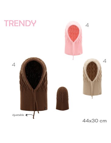 Cuello C/Capucha  TRENDY
