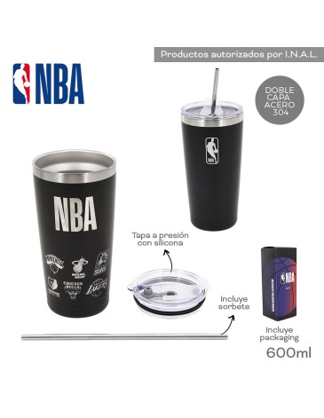 Vaso Termico NBA 600 ml NBA