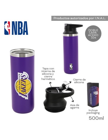 Botella Termica NBA Los Angeles Lakers 500 ML NBA