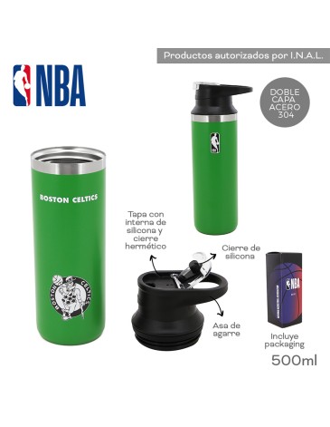 Botella Termica NBA Boston Celtics 500 ML NBA