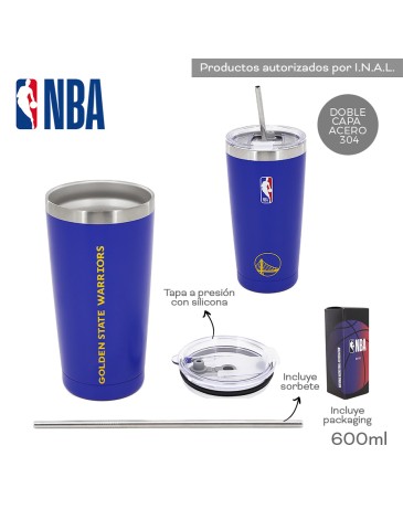 Vaso Termico NBA Golden State Warriors 600 ml NBA