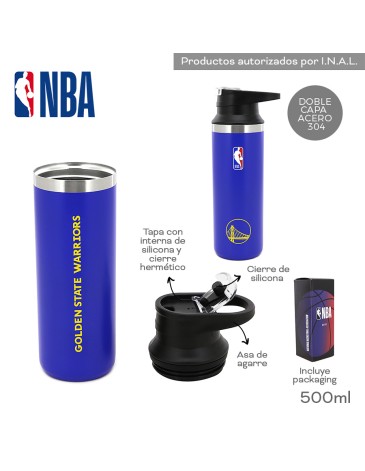 Botella Termica NBA Golden State Warriors 500 ML NBA