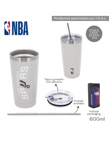 Vaso Termico NBA San Antonio Spurs 600 ml NBA