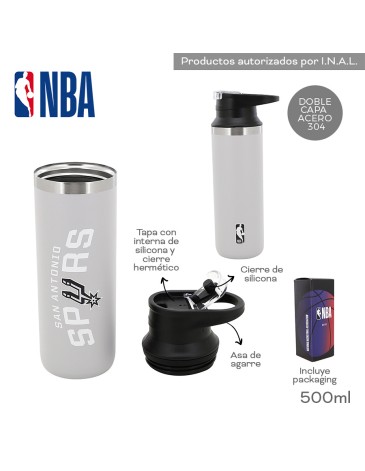 Botella Termica NBA San Antonio Spurs 500 ML NBA