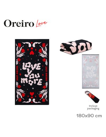 Toallon Oreiro LAS OREIRO LOVE