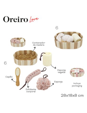 Set Baño Oreiro LAS OREIRO LOVE