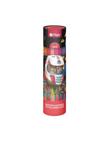 Marcador pinto estuche x20 unidades fantasia racer FILGO