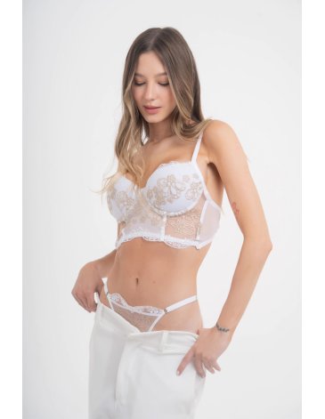 Conjunto bustier taza soft c/less regulable T85/100 - TRENDA