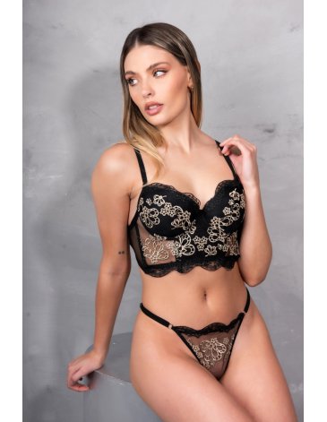 Conjunto bustier taza soft c/less regulable T85/100 - TRENDA
