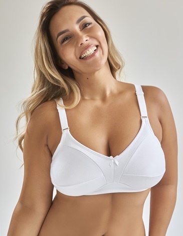 Corpiño Soutien reductor sin arco taza doble de algodón y lycra T95/110 TIENTO