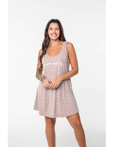 Camisola en modal estampada T2/4 BIANCA SECRETA