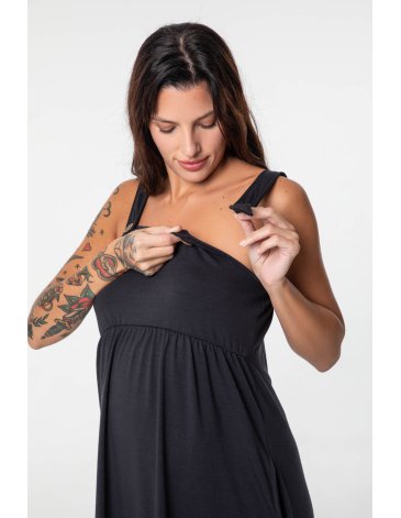 Camison maternal en modal liso T1/4 - BIANCA SECRETA