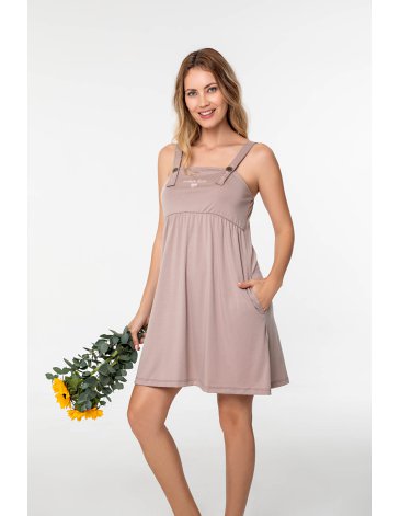 Camison maternal en modal liso T1/4 - BIANCA SECRETA