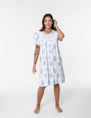 Camison en modal con puntilla T54/58 BIANCA SECRETA