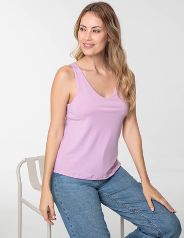 Musculosa lisa en modal T1/7 BIANCA SECRETA