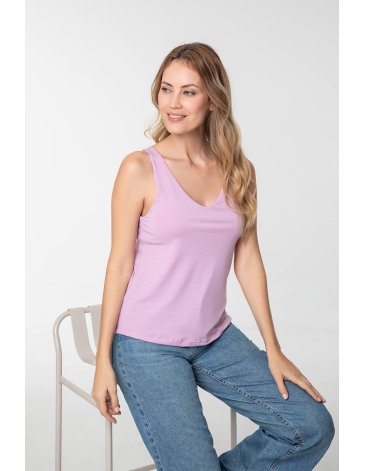 Musculosa lisa en modal T5/7 BIANCA SECRETA