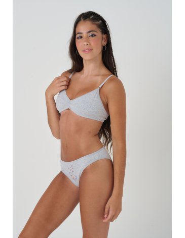 Conjunto bondeado liso + bombacha - KIERO