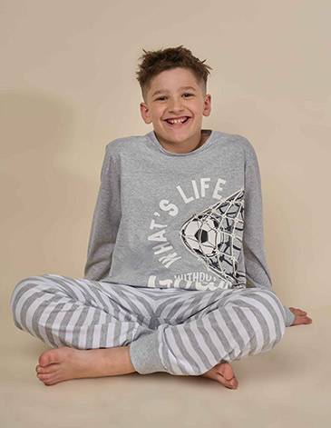 Pijama de Jersey con Estampa del 4 al 16 - LENCATEX