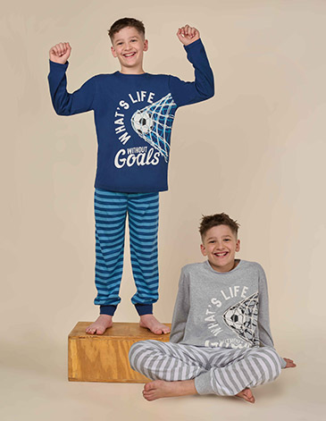 Pijama de Jersey con Estampa del 4 al 16 - LENCATEX