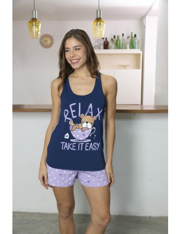 Pijama dama TS/XL - LENCATEX