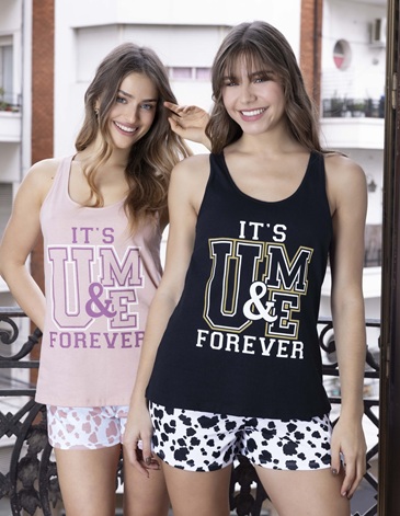 Pijama con casaca de jersey short sublimado TS/XXXL LENCATEX