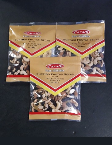 Mix Surtido frutas secas Cantidad 100 Gramos CARALB