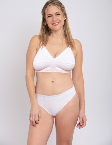 Vedetina algodon y lycra Pack x3 Talle L NATUBEL
