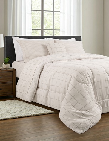 Juego de Sabana ORGANIC 132 Hilos 1 1/2 pl ALCOYANA