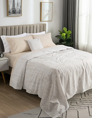 Juego de Sabanas RITMO 132 Hilos 2 1/2 pl ALCOYANA