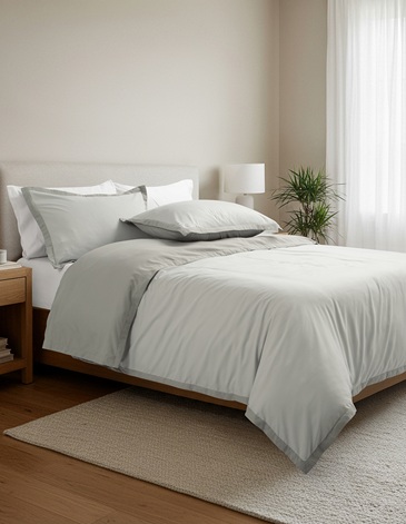 Kit Duvet + 2 funda de almohadón · ESSENCIA KANSAS Queen ALCOYANA