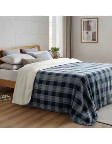 Frazada ESSENCIA · ESCOCIA King - ALCOYANA