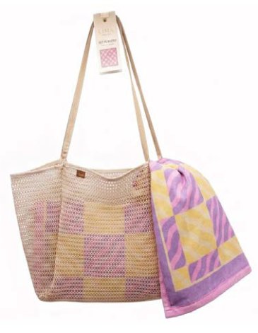 Bolso Platero Tote + Toallon SET DE PLAYA BIARRITZ LIMA