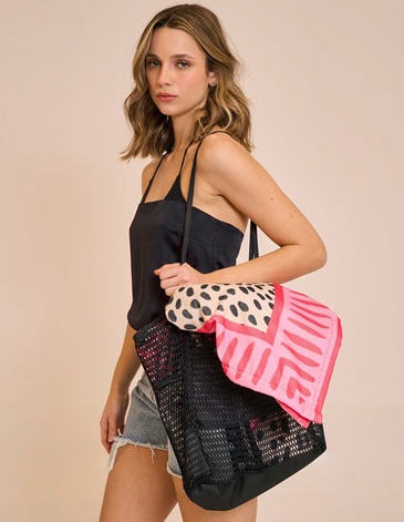 Bolso Playero Tote + Toallon SET DE PLAYA BIARRITZ LIMA