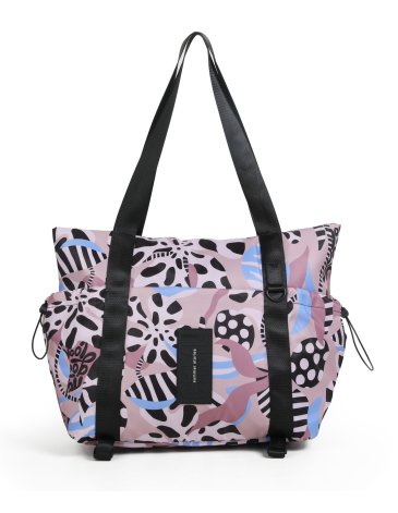 Cartera Tote con Lona Florida CHIMOLA