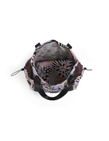 Cartera Tote con Lona Florida - CHIMOLA