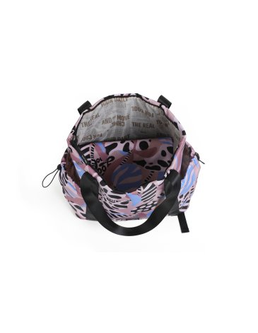 Cartera Tote con Lona Florida - CHIMOLA