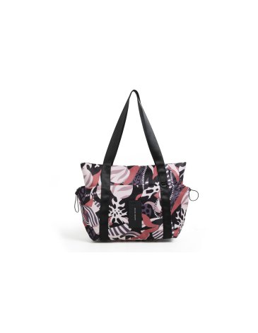 Cartera Tote con Lona Florida - CHIMOLA