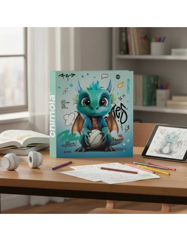 Carpeta 30x40 Dragon Numero 3 - CHIMOLA