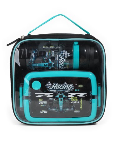LUNCH BOX SET RACING CAR CHIMOLA