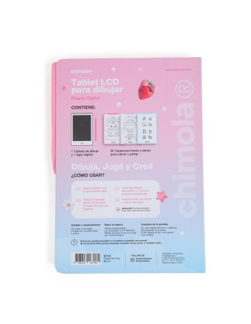 Tableta Pizarra LCD Set Play Bunny - CHIMOLA
