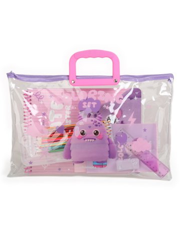 COLORING SET MONSTER LILA CHIMOLA